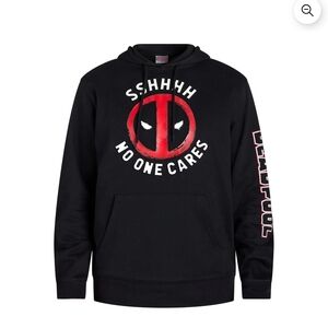 Black Hoodie with Red Graphic